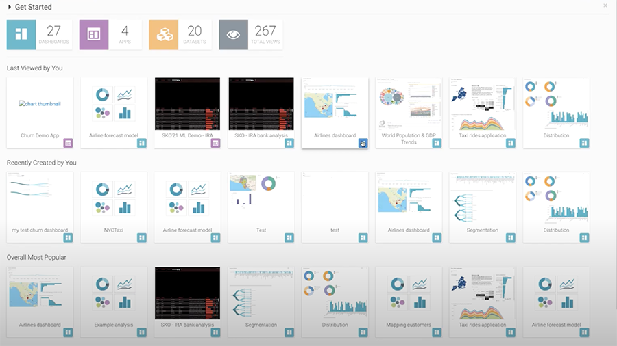 Cloudera Data Visualization demo